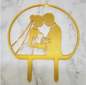 Casamiento Topper para tortas Impresa en 3D