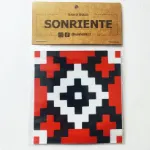 Vista Frontal Adhesivo con diseño Etnico