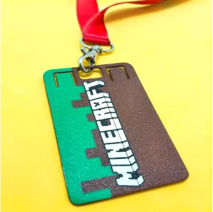 Minecraft Credencial Impresa en 3D