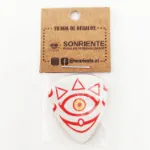 Vista frontal uñeta Máscara de la Verdad Zelda