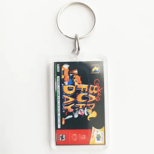 Conker Bad Fur Day Llavero Acrílico Vista Frontal