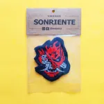 parche logo samurai cyberpunk